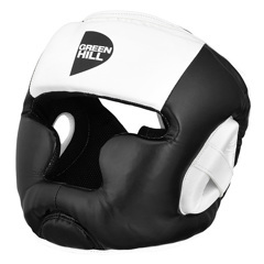 Боксерский шлем POISE черно-белый (XL) HGP-9015