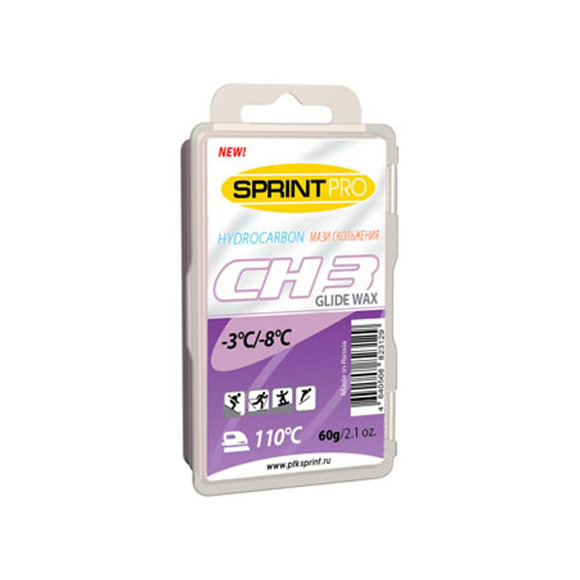 Мазь скольж. (парафин) SPRINT PRO 60гр фиол.
