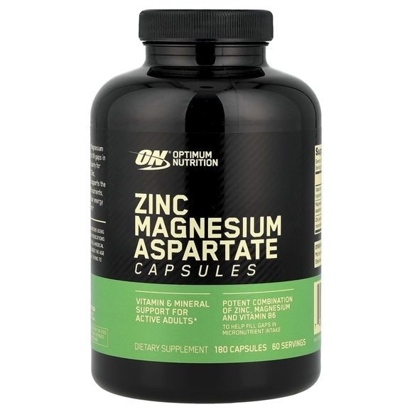 Zinc Magnesium Aspartate - Optimum Nutrition - 180 капсул